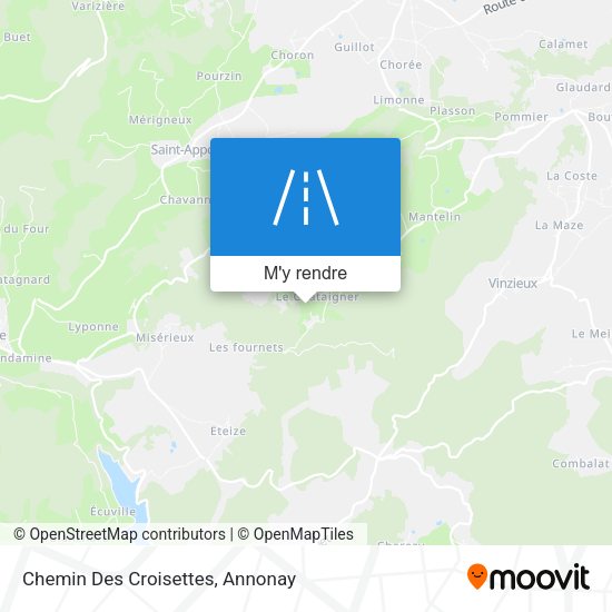 Chemin Des Croisettes plan
