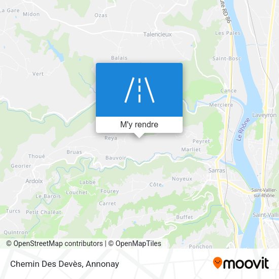 Chemin Des Devès plan