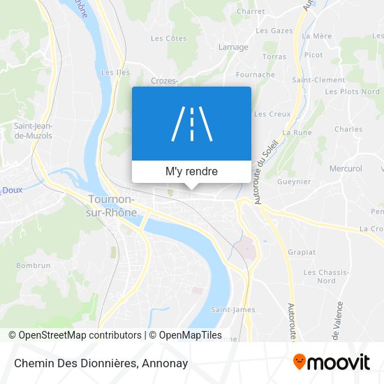 Chemin Des Dionnières plan