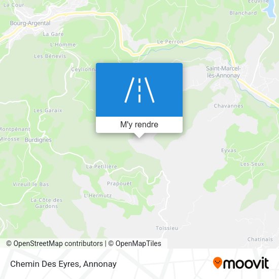Chemin Des Eyres plan