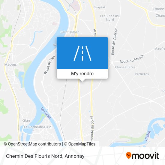 Chemin Des Flouris Nord plan