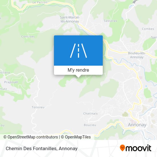 Chemin Des Fontanilles plan