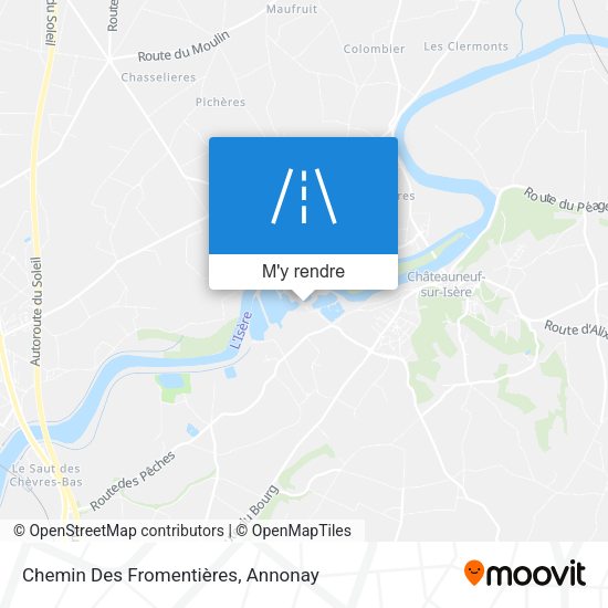 Chemin Des Fromentières plan