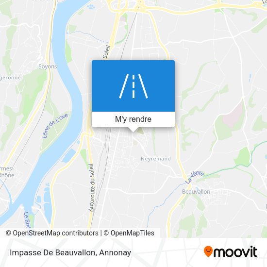 Impasse De Beauvallon plan
