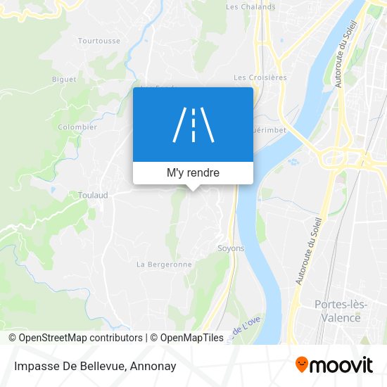 Impasse De Bellevue plan