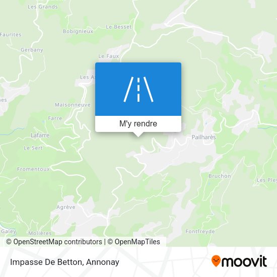 Impasse De Betton plan