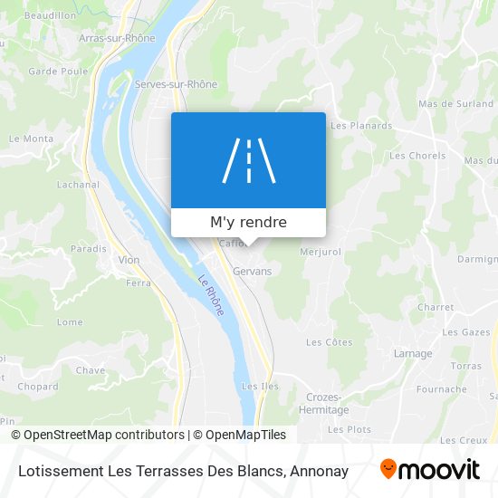 Lotissement Les Terrasses Des Blancs plan