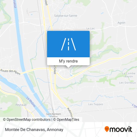 Montée De Chanavas plan