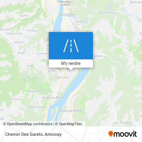 Chemin Des Garets plan