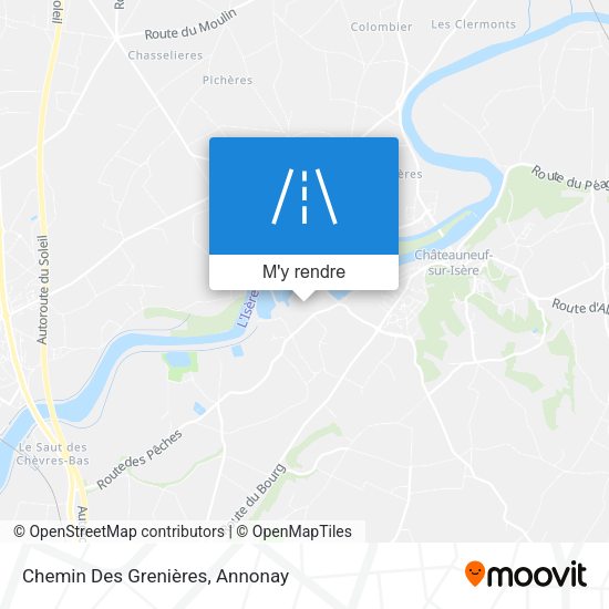 Chemin Des Grenières plan