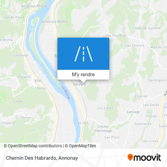 Chemin Des Habrards plan