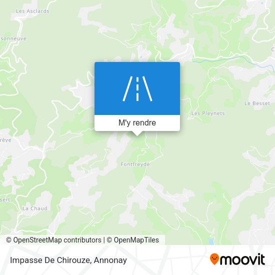 Impasse De Chirouze plan
