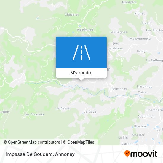 Impasse De Goudard plan