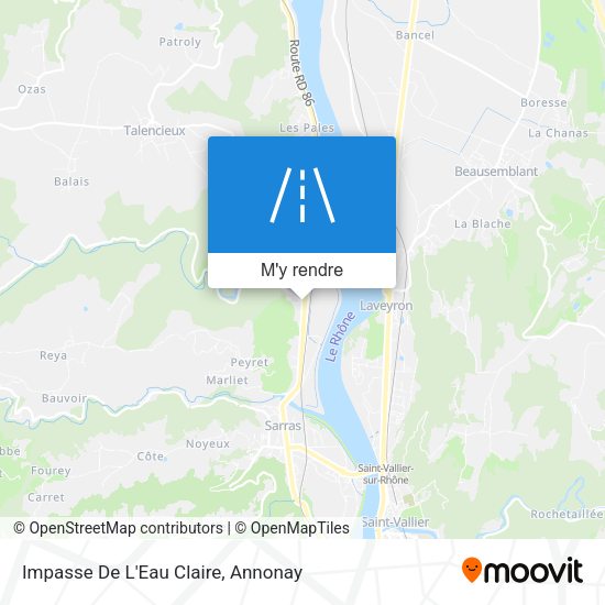 Impasse De L'Eau Claire plan