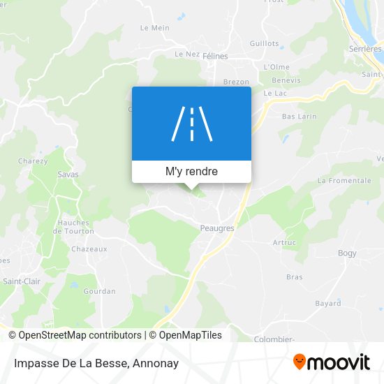 Impasse De La Besse plan