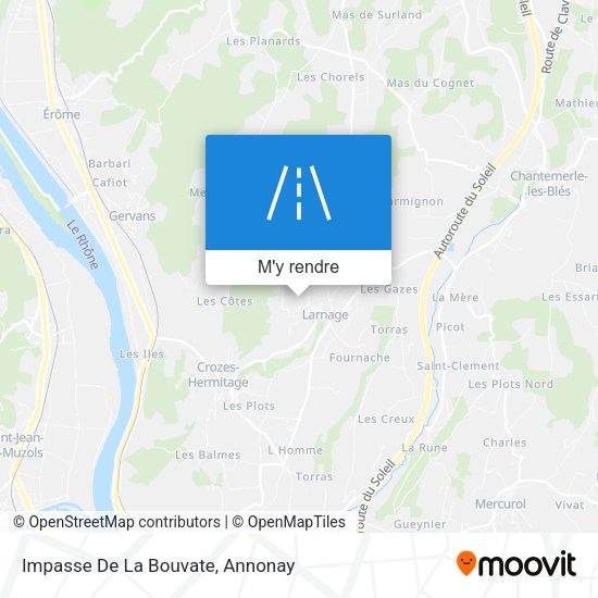 Impasse De La Bouvate plan