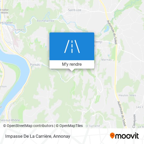 Impasse De La Carrière plan