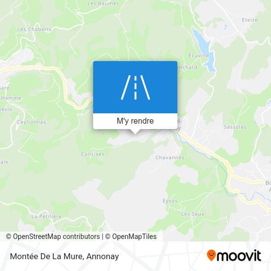 Montée De La Mure plan