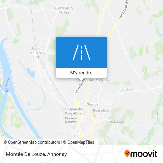 Montée De Louze plan