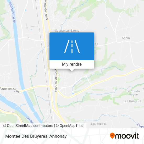 Montée Des Bruyères plan