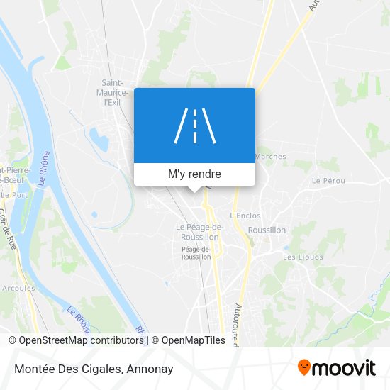 Montée Des Cigales plan