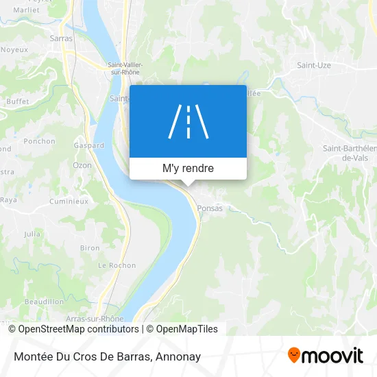 Montée Du Cros De Barras plan