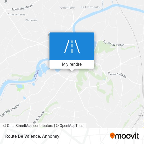 Route De Valence plan