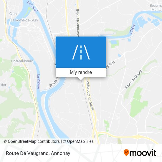 Route De Vaugrand plan
