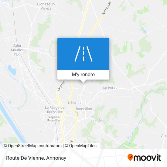 Route De Vienne plan