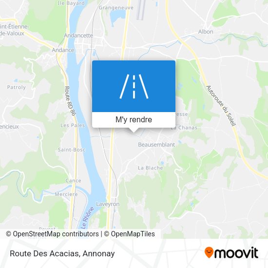 Route Des Acacias plan