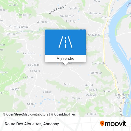 Route Des Alouettes plan