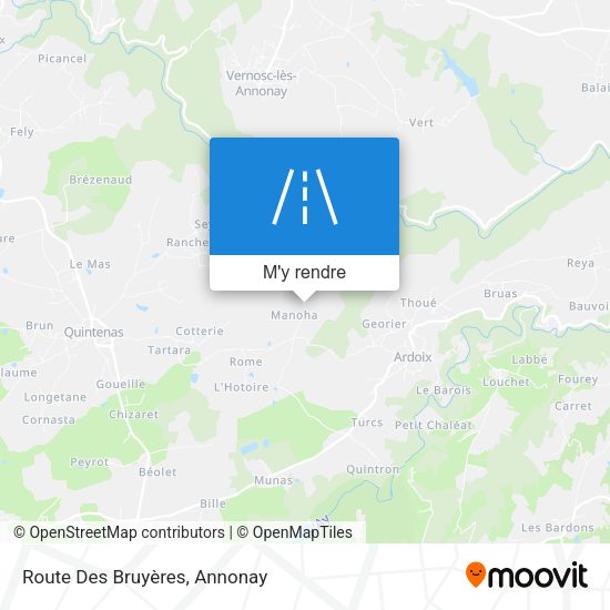 Route Des Bruyères plan