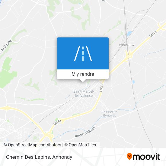 Chemin Des Lapins plan
