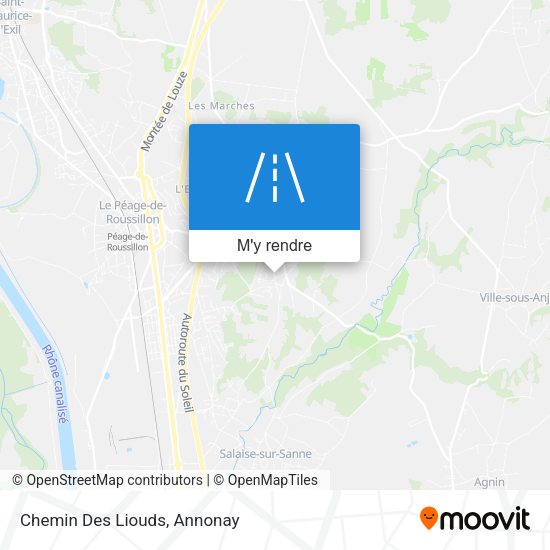 Chemin Des Liouds plan