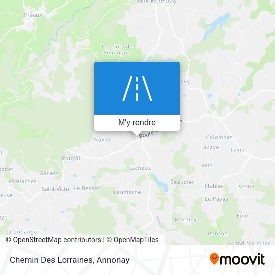 Chemin Des Lorraines plan