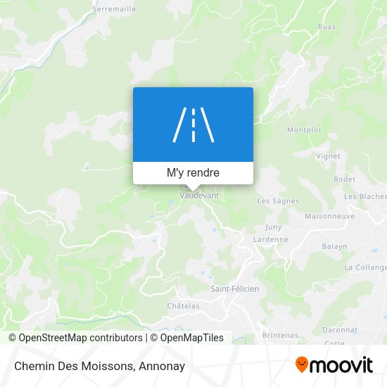 Chemin Des Moissons plan