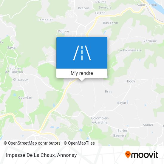 Impasse De La Chaux plan