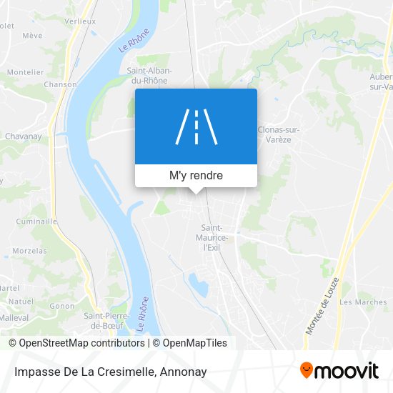 Impasse De La Cresimelle plan