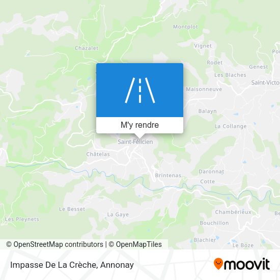 Impasse De La Crèche plan