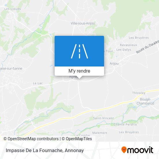 Impasse De La Fournache plan