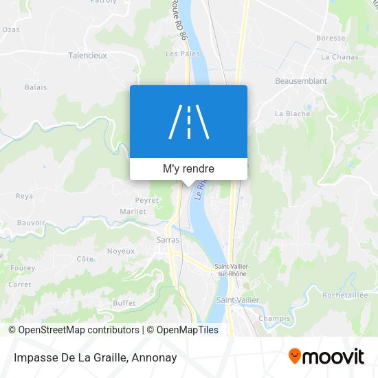 Impasse De La Graille plan