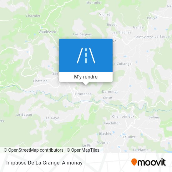Impasse De La Grange plan