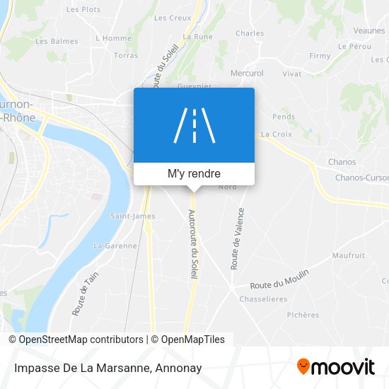 Impasse De La Marsanne plan
