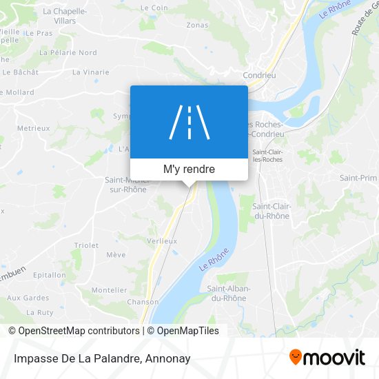 Impasse De La Palandre plan