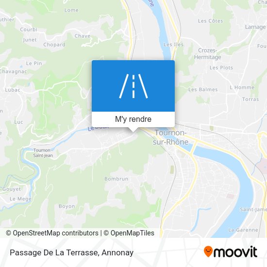 Passage De La Terrasse plan