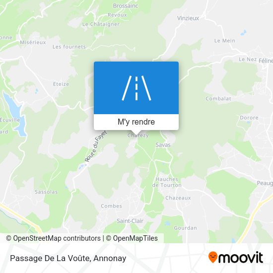 Passage De La Voûte plan