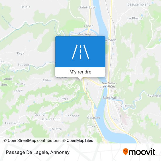 Passage De Lagele plan