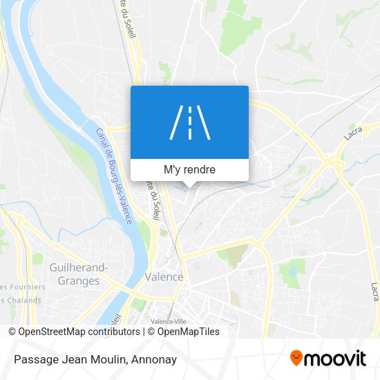 Passage Jean Moulin plan