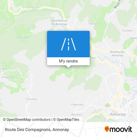 Route Des Compagnons plan