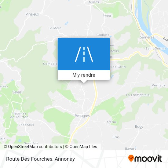 Route Des Fourches plan